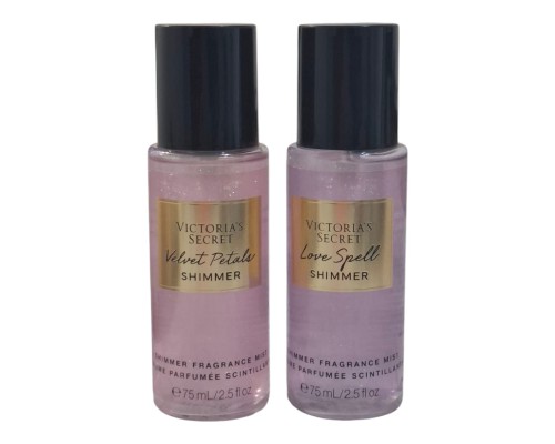 Combo Mini Body Splash Shimmer Love Spell y Velvet Petals
